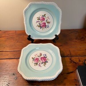 Vintage Johnson Brothers Plates Old English Salad/Dessert Set 4 Cottage Core